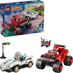 Klocki LEGO 77118 Silver w samochodzie kontra Knuckles w monster trucku SONIC